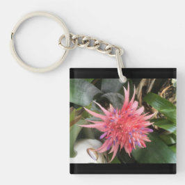Bromelia Bloem Sleutelhanger