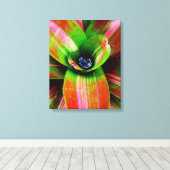 Bromelia Canvas Afdruk (Insitu (Houten vloer))