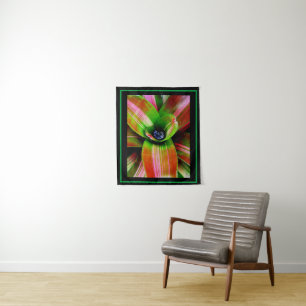 Bromeliad hart Tapestry Wandkleed