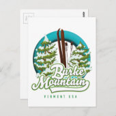 Bromley Mountain Peru Vermont US Ski Briefkaart (Voorkant / Achterkant)