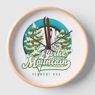 Bromley Mountain Peru Vermont US Ski logo Klok