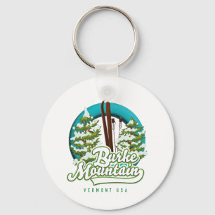 Bromley Mountain Peru Vermont US Ski logo Klok Sleutelhanger