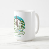Bromley Mountain Peru Vermont US Ski logo Koffie M Koffiemok (Voorkant rechts)