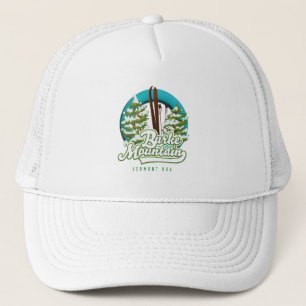 Bromley Mountain Peru Vermont US Ski logo Trucker Pet