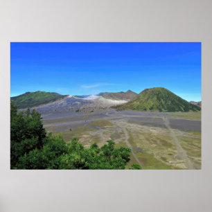 Bromo crater poster