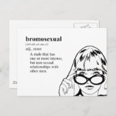BROMOSEXUAL BRIEFKAART (Voorkant / Achterkant)