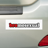 BROMOSEXUAL BUMPERSTICKER (Op auto)