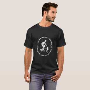 Brompton T-shirt, houd kalm en Ride a Brompton T-shirt