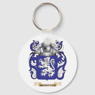 Brompton wapenschild (familiekust) sleutelhanger