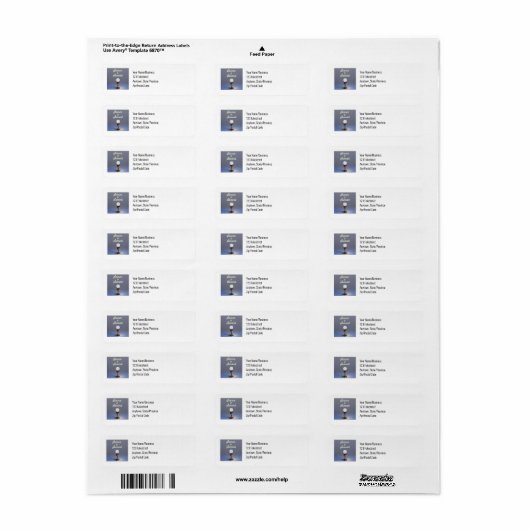 Bron en Top Eucharistisch ontwerp Etiket (Full Sheet)