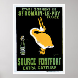 Bron: Fontfort Champagne  Drink en kunst Poster