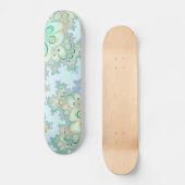 bronbloemen fractale skateboard (Voorkant)
