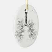 Bronchiale boom keramisch ornament (Rechts)