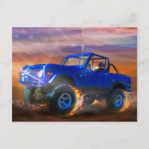 Bronco 4X4 "OFF ROAD RAGER" Briefkaart