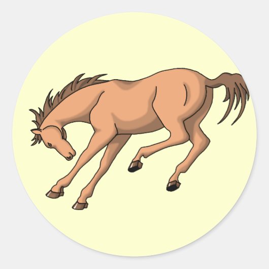 Bronco Ronde Sticker (Voorkant)