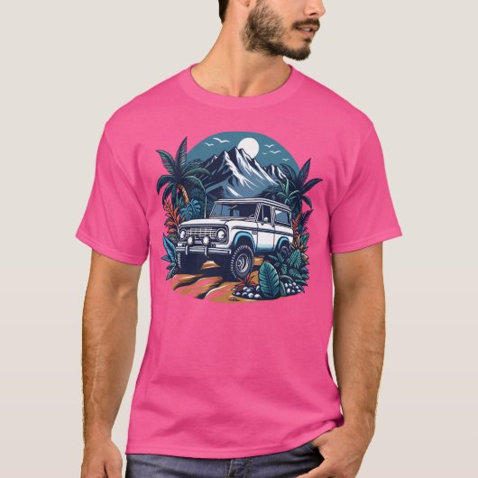 Bronco van de weg t-shirt (Voorkant)