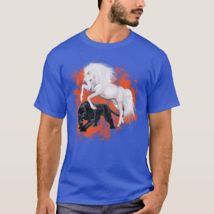 Broncos die de panters uitstralen t-shirt