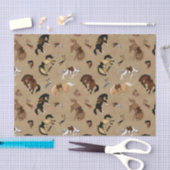 Broncs en Cowboys Tissuepapier (Craft)