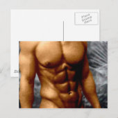 Broned Hunk Briefkaart (Voorkant / Achterkant)