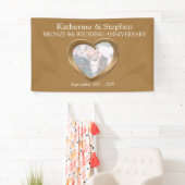 Brons 8e trouwdag hart foto banner (Insitu)