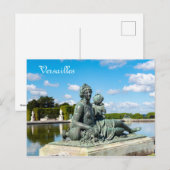 Brons beeld in de tuin van het kasteel van Versail Briefkaart (Voorkant / Achterkant)