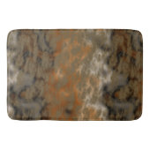 Brons en Kopermarmer Abstract Badmat (Voorkant)