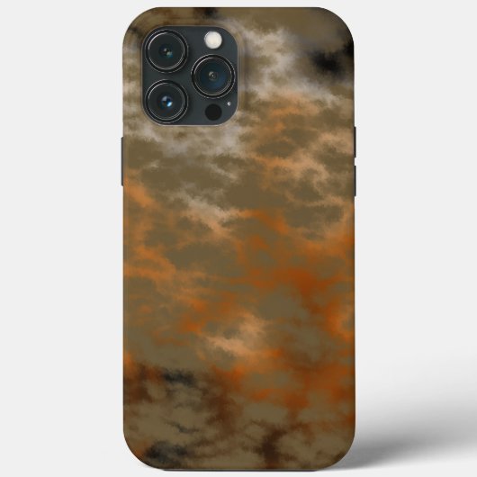 Brons en Kopermarmer Abstract Case-Mate iPhone Case (Achterkant)