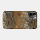 Brons en Kopermarmer Abstract Case-Mate iPhone Case (Achterkant (horizontaal))