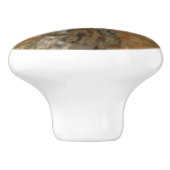 Brons en Kopermarmer Abstract Keramische Knop (Zijkant)