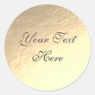 Brons Folie Achtergrond Ronde Sticker