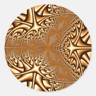 Brons Fractal Sticker