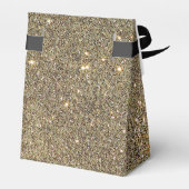 Brons Glitter Sparkle Verjaardagsfeestje Favor Box Bedankdoosjes (Achterkant)