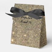 Brons Glitter Sparkle Verjaardagsfeestje Favor Box Bedankdoosjes (Voorkant Zijde)