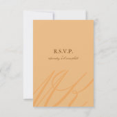 Brons koper Infinity Hand gesp bruiloft RSVP (Achterkant)