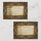 Brons Lijst - Visitekaartje (Voorkant / Achterkant)