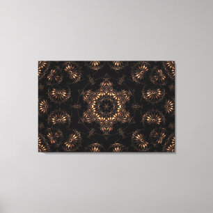 Bronstijd Mandala Canvas Afdruk