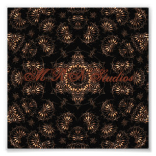 Bronstijd Mandala Foto Afdruk