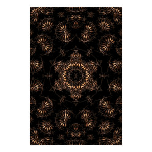 Bronstijd Mandala Perfect Poster
