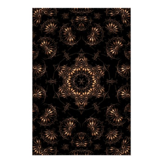 Bronstijd Mandala Perfect Poster (Voorkant)