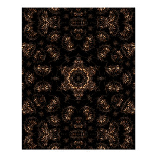 Bronstijd Mandala Perfect Poster