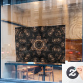 Bronstijd Mandala Raamsticker (Cafe Raam)
