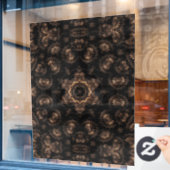 Bronstijd Mandala Raamsticker (Cafe Raam)