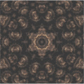 Bronstijd Mandala Sticker (Voorkant)