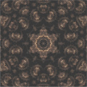 Bronstijd Mandala Sticker (Voorkant)