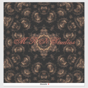 Bronstijd Mandala Sticker