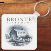 Bronte Parsonage Huis van de Brontes Sleutelhanger (Achterkant)