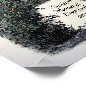 Bronte "Sweet Memory" Victoriaans gedicht Art 8x10 Poster (Hoek)