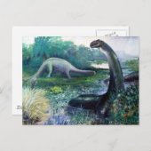 Brontosaurus Briefkaart (Voorkant / Achterkant)