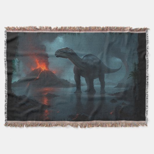 Brontosaurus Fun Ecology Deken (Voorkant)