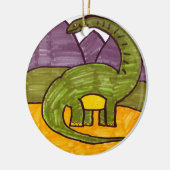 Brontosaurus Keramisch Ornament (Links)